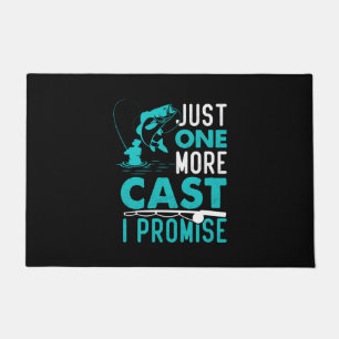 Fisher Gift Just One More Fish I Promise Doormat