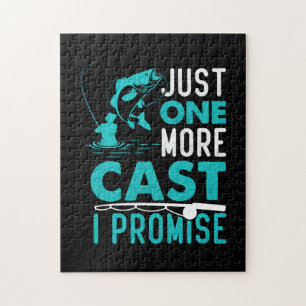Fisher Gift Just One More Fish I Promise Jigsaw Puzzle