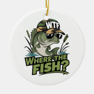 Fisher Gift Where The Fish Ceramic Tree Decoration