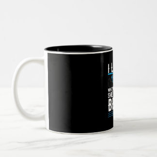 Fisher I Love It When She Fishs Over Two-Tone Coffee Mug