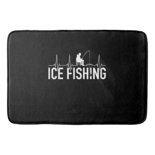 Fisher Ice Fishing Heartbeat Bath Mat