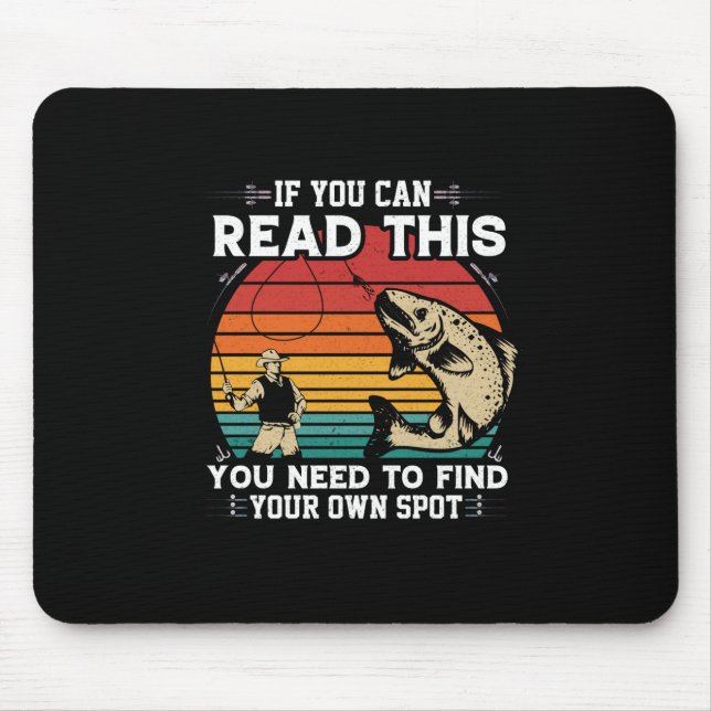 Fisher If You Can Read This Mouse Mat (Front)