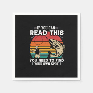 Fisher If You Can Read This Napkin