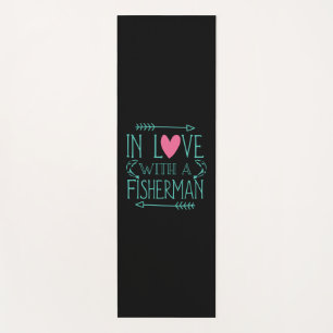 Fisher In Love With A Fisherman Yoga Mat