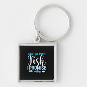 Fisher Just One More Fish Key Ring