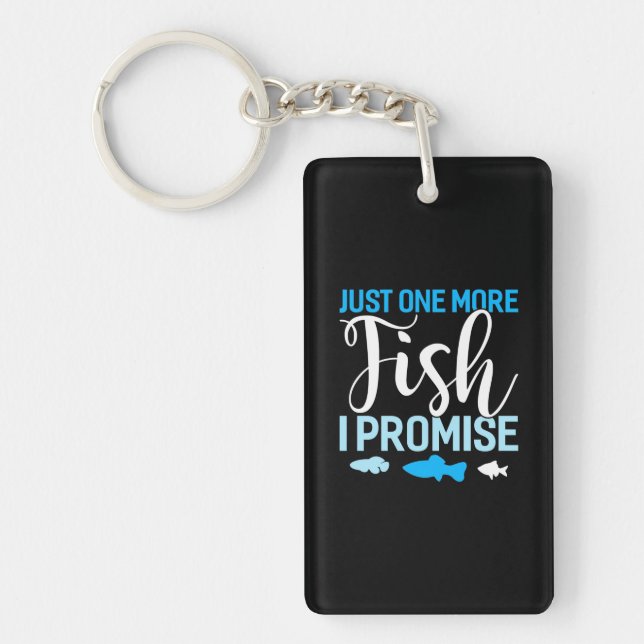 Fisher Just One More Fish Key Ring (Front)