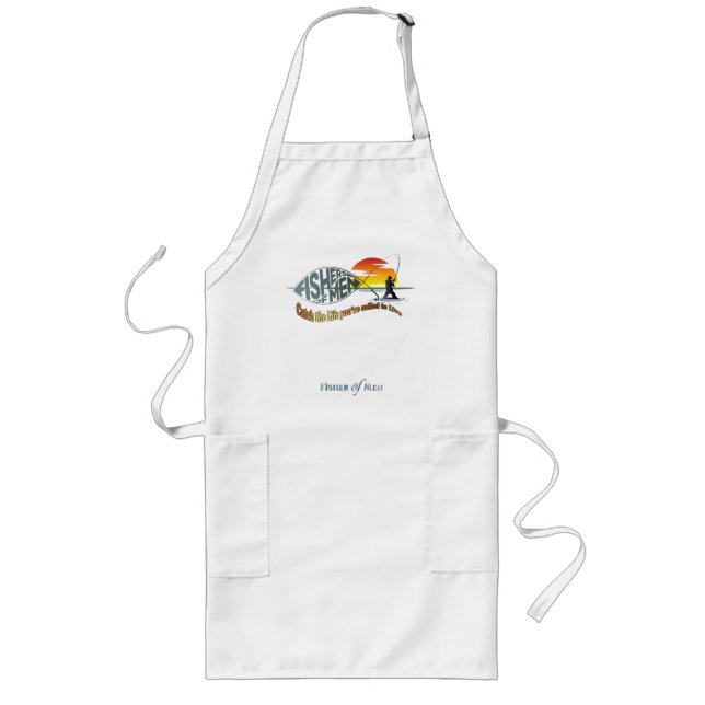 Fisher of Men | Custom Long Apron (Front)