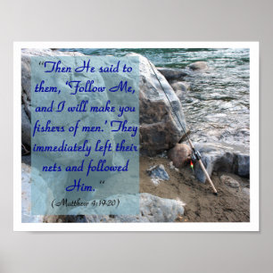 Fisher of Men (Mat 4:19-20) Poster