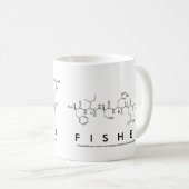 Fisher peptide name mug (Front Right)