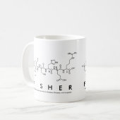 Fisher peptide name mug (Front Left)