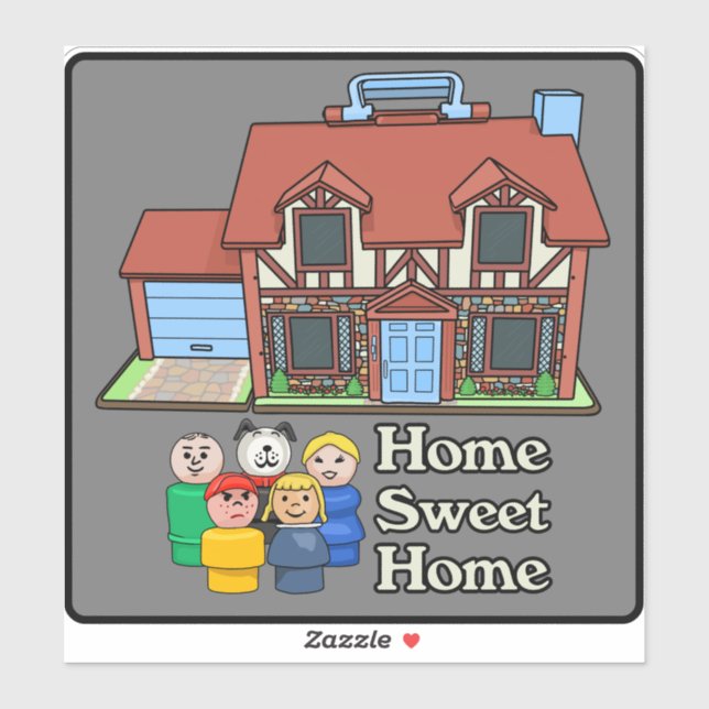 Fisher Price Little People Family With Tudor House (Sheet)