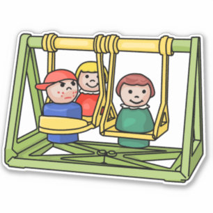 Fisher Price Little People On The Swingset