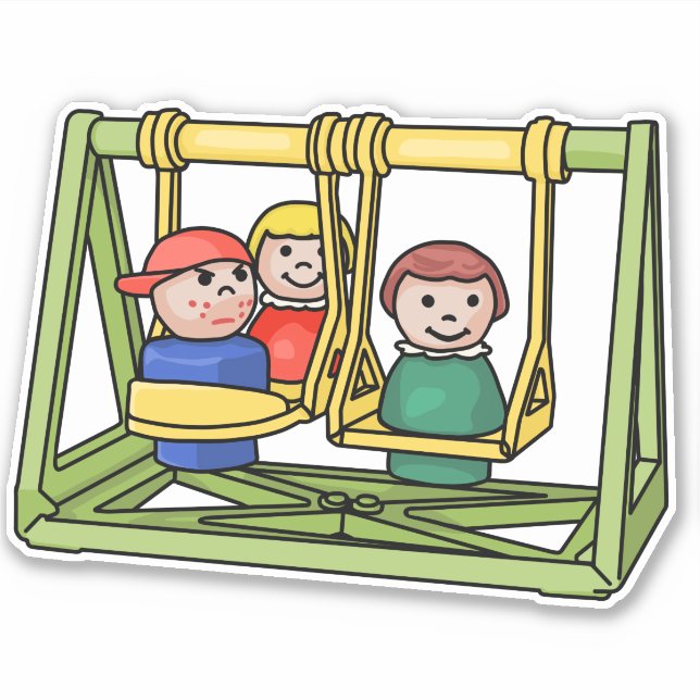Fisher Price Little People On The Swingset (Front)