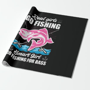 Fisher Smart Girls Go Fishing Wrapping Paper