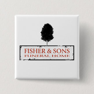 Fisher & Sons Funeral Home 15 Cm Square Badge