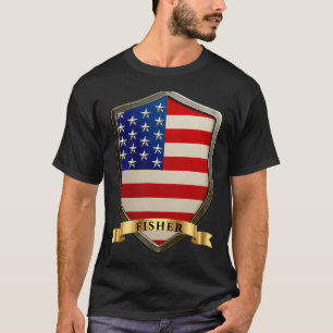 Fisher USA National Heritage Shield T-Shirt