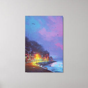 Fisher Village Canvas Print