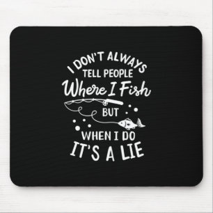 Fisher Where I Fish Mouse Mat