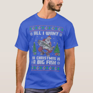 Fisher Wish Big Fish Funny Ugly Christmas Sweater