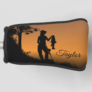 Fisher Woman at Dusk Personal Golf Head Cover