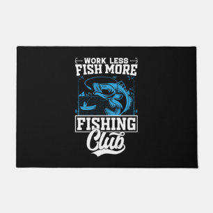 Fisher Work Less Fish More Doormat