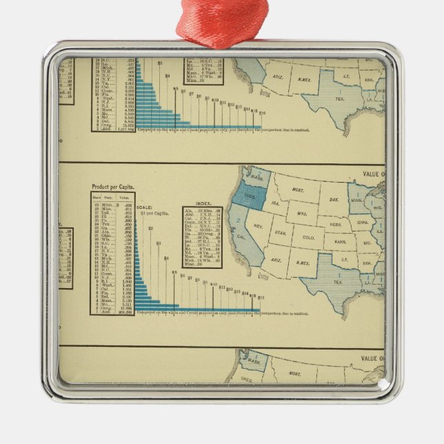 Fisheries Metal Tree Decoration (Front)