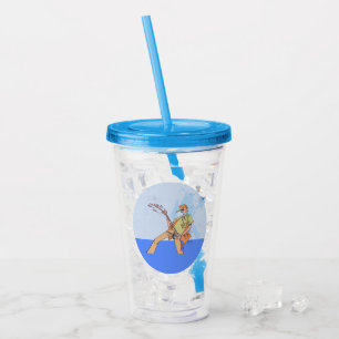 Fisherman acrylic tumbler