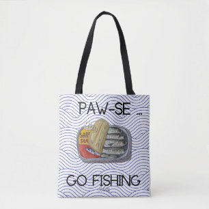 Fisherman Aesthetic for Pet Lovers Tote Bag