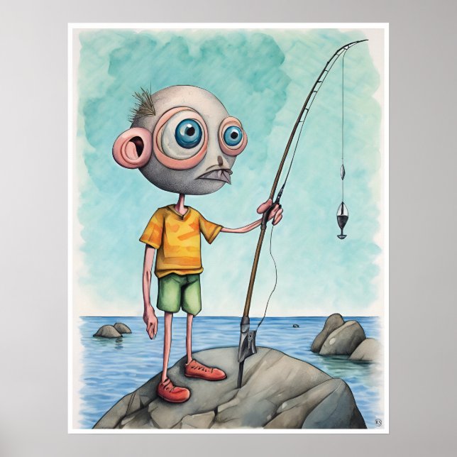 Fisherman - Archival Art Print (Front)