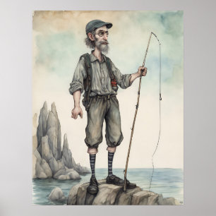 Fisherman - Archival Art Print