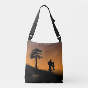 Fisherman at Dusk Personalised Crossbody Bag