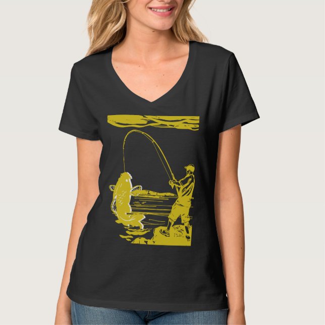 Fisherman Big Fish T-Shirt (Front)