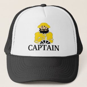 Fisherman Boat Captain Trucker Hat