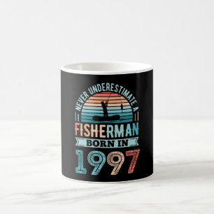 Fisherman born 1997 Fishing 30th Birthday Gift Coffee Mug