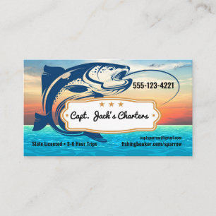 Fisherman Charter Company Business Card