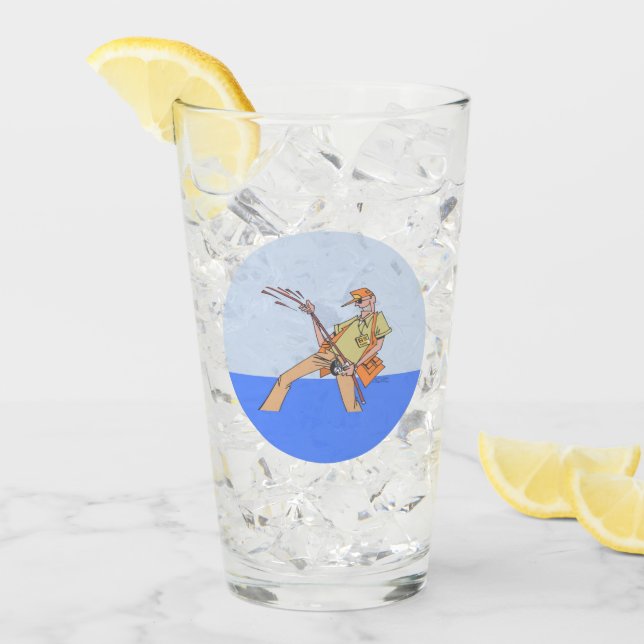 Fisherman Collins glass tumbler (Front Ice)