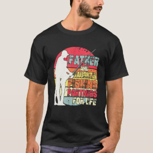 Fisherman Dad And Daughter Fishing Partners Father T-Shirt