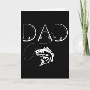Fisherman Daddy Funny Fathers Day Gift For Fishing Card