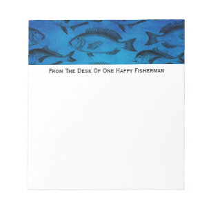 Fisherman Dad's Retirement Desk Pad