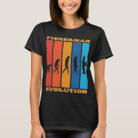 Fisherman Evolution ,Fishing Shirt, Fishing Gift,