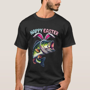 Fisherman Fish Easter Eggs Funny Fishing Lovers Ha T-Shirt