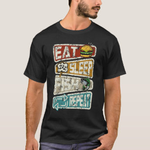 Fisherman  Fishing Eat Sleep Fish Repeat Angling T-Shirt