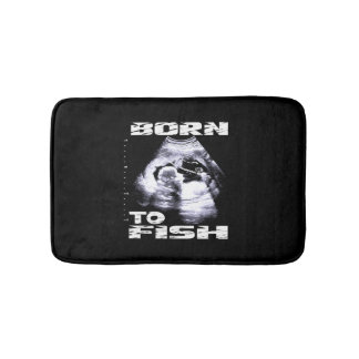 Fisherman Fishing Fishing Funny Angler Fishing Rod Bath Mat