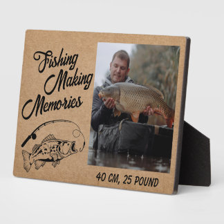 Fisherman Fishing Memories Father’s Day Fishing Plaque