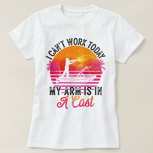 Fisherman Funny Fishing T-Shirt (Design Front)