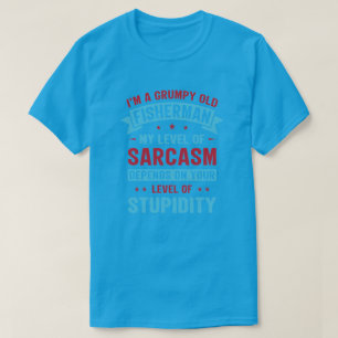 Fisherman Funny Sarcasm Novelty Humour Gift T-Shirt