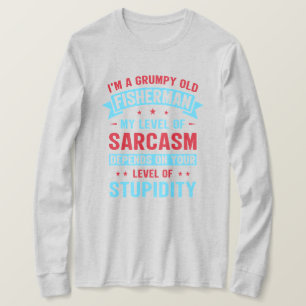 Fisherman Funny Sarcasm Novelty Humour Gift T-Shirt