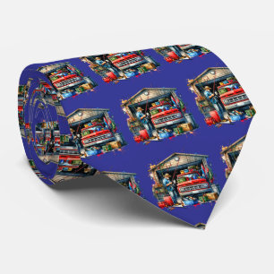 Fisherman Getting Ready to Go Fishing Tie