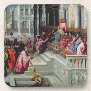 Fisherman Giving the Ring to the Doge of Venice Coaster