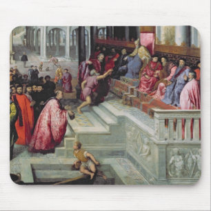 Fisherman Giving the Ring to the Doge of Venice Mouse Mat